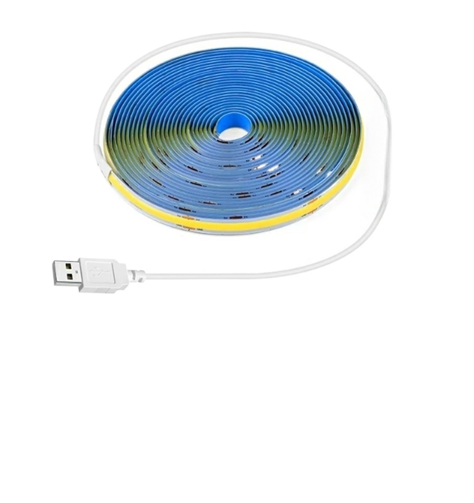 1 szt. Taśma świetlna LED USB z dekoracyjną taśmą oświetleniową do przełącznika do podświetlenia pokoju w domu, taśma 1M 2 M (Natural witch, 1 m)