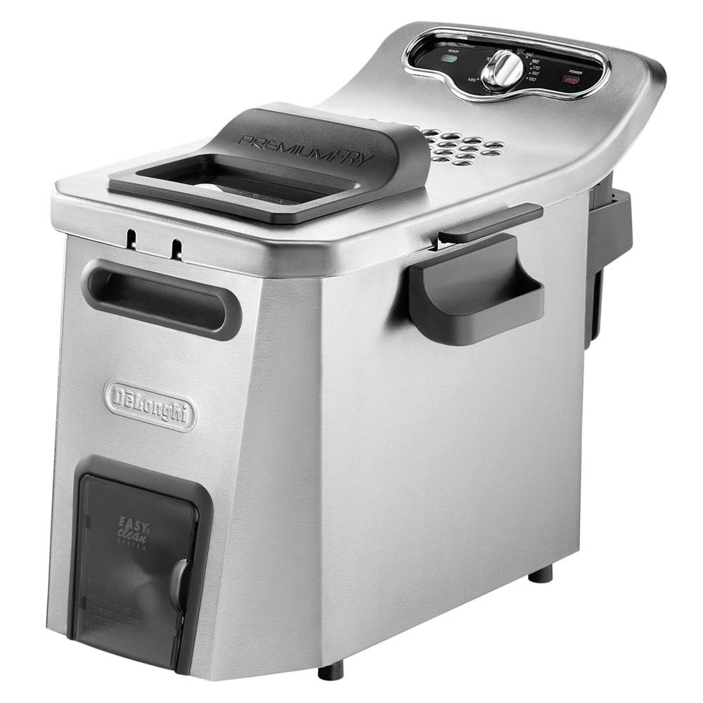 De'Longhi F44532CZ Friteuse 5 L, Métal, Silver