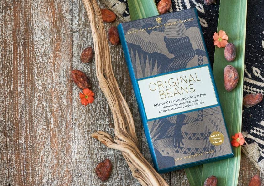 Original Beans - Arhuaco Businchari 82% Schokolade - 70 g Tafel / CH-BIO-006 - Spitzen von süßen Gewürzen, Lakritz und… – Bild 7