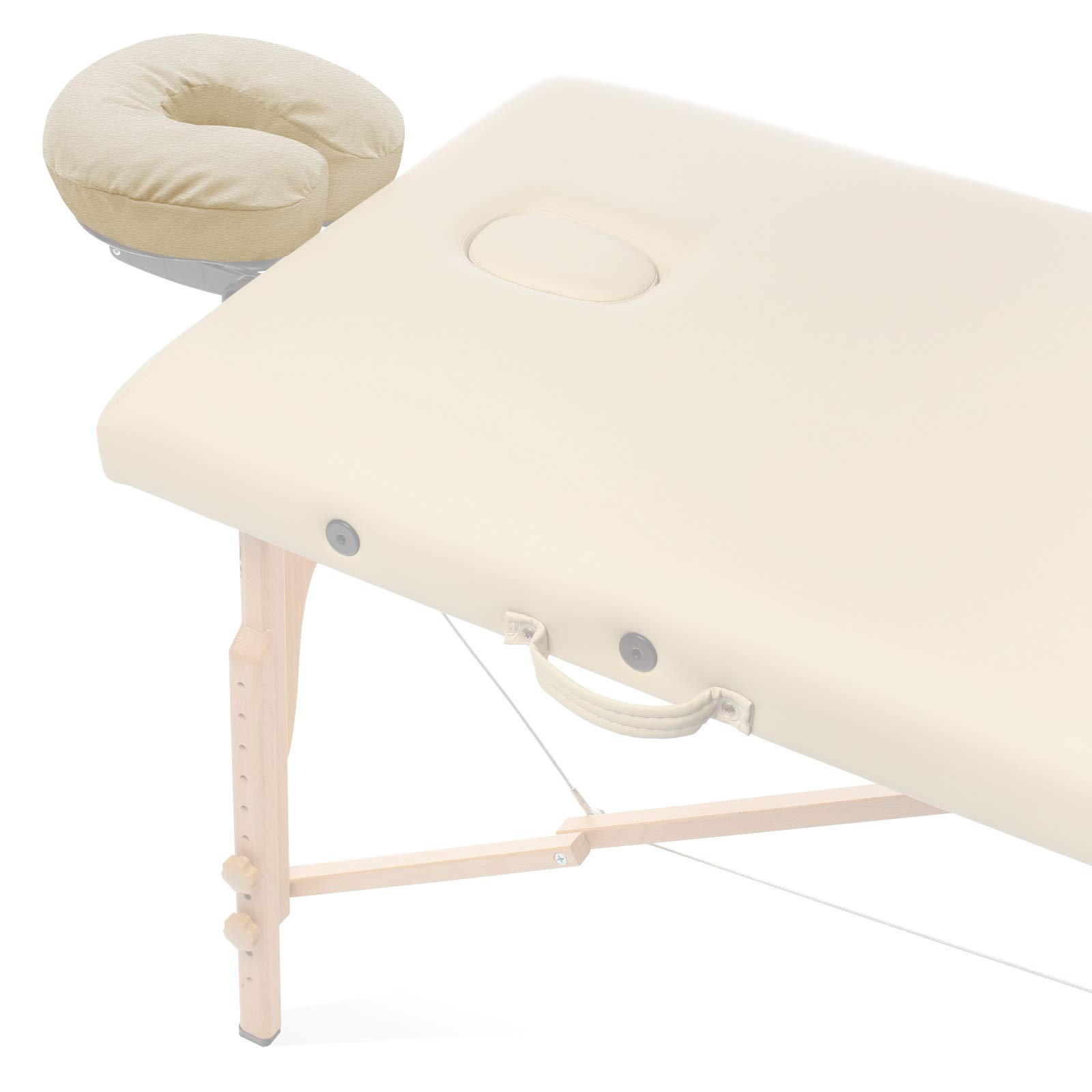 Saloniture Premium 100% Baumwollflanell-Gesichtswiege – weiche Baumwolle, Spannbetttuch für Massageliegen