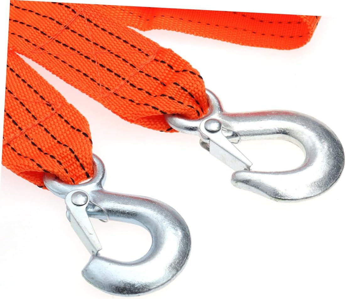Synthetic Winch Rope for Car Emergency Camper Towing Kit Trailer Rope Vibration Reduction Strong Forged Iron Hook