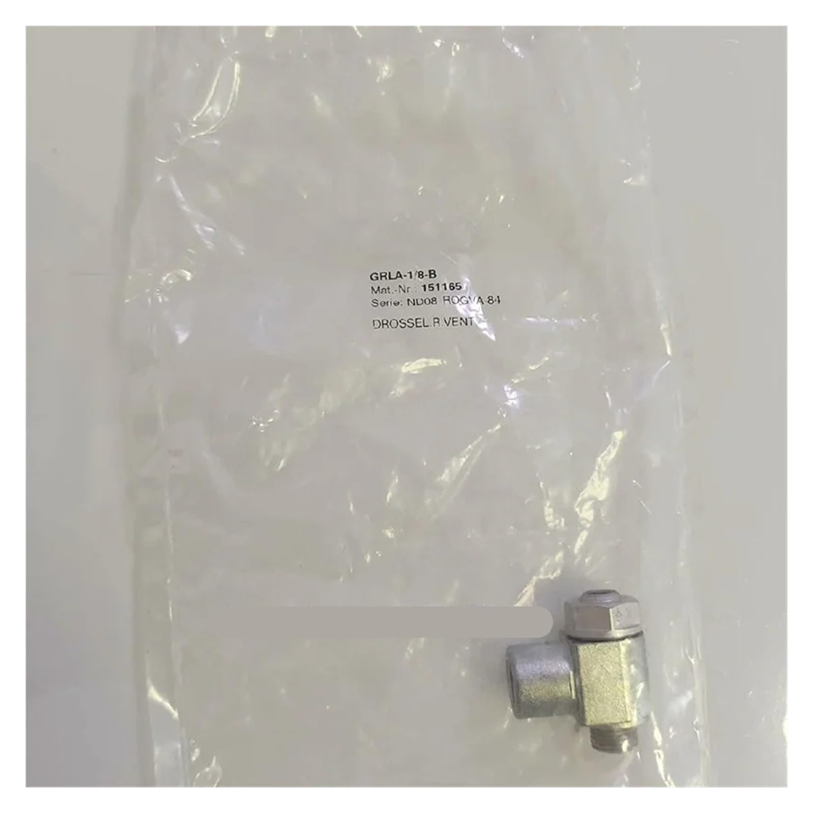 TPKMVGAP 1pcs GRLA-1/8-B 151165 Threaded One-way Throttle Valve