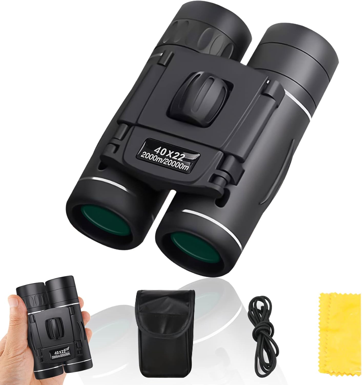 40x22 Binoculars for Adults and Kids,