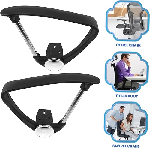 Miniatura 6 de Tofficu 2pcs Office Chair Arm Pads Comfortable Armrest Covers for Gaming Office Chairs Ergonomic Support for Relaxation Pressure Relief and Daily Use