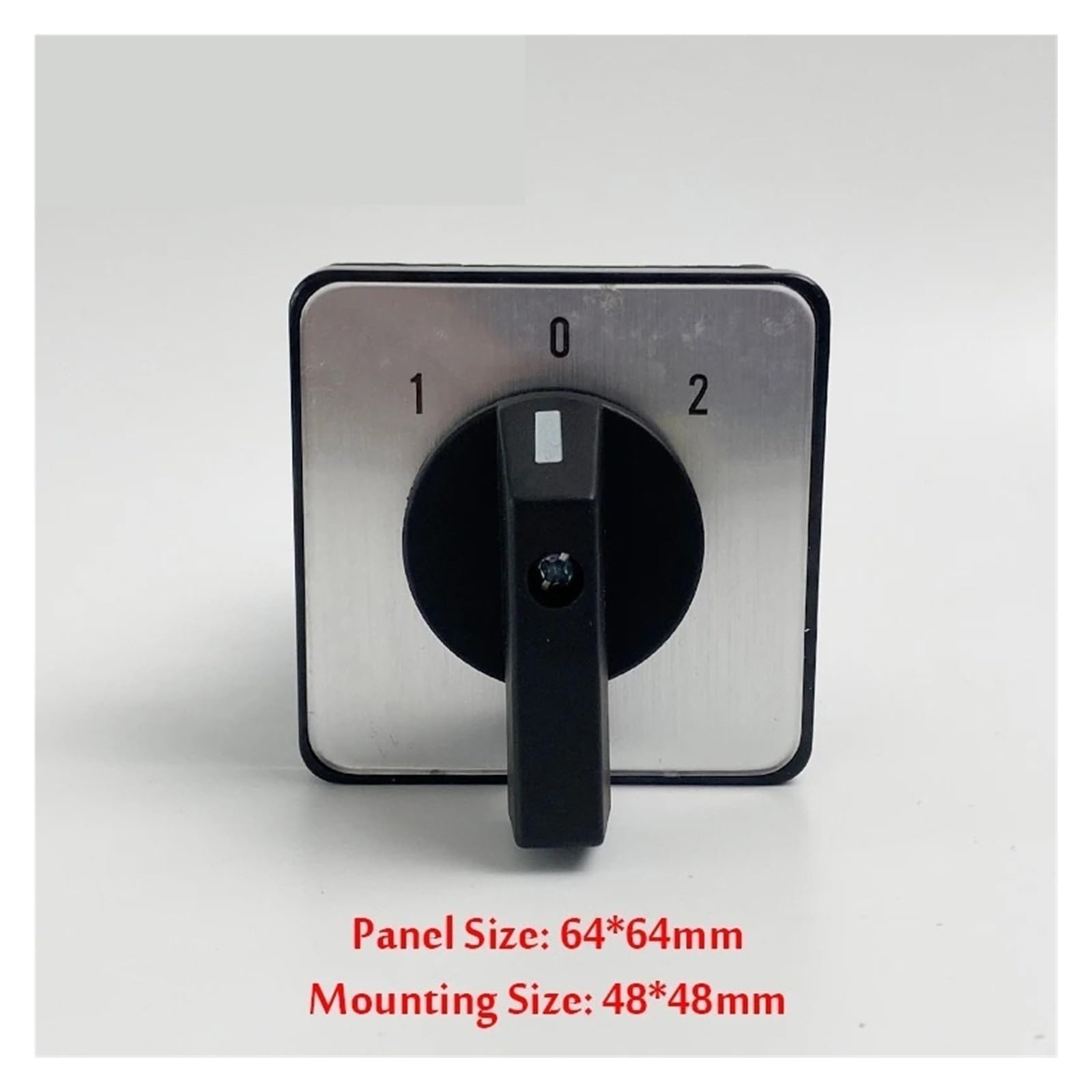 Sélecteur de commande de Circuit de puissance double monté sur Rail 32A 660V LW26-32/2, commutateur à came rotatif à Contact argenté à deux pôles(01)