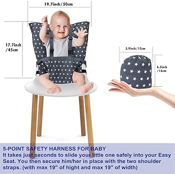portable baby chair safety harness