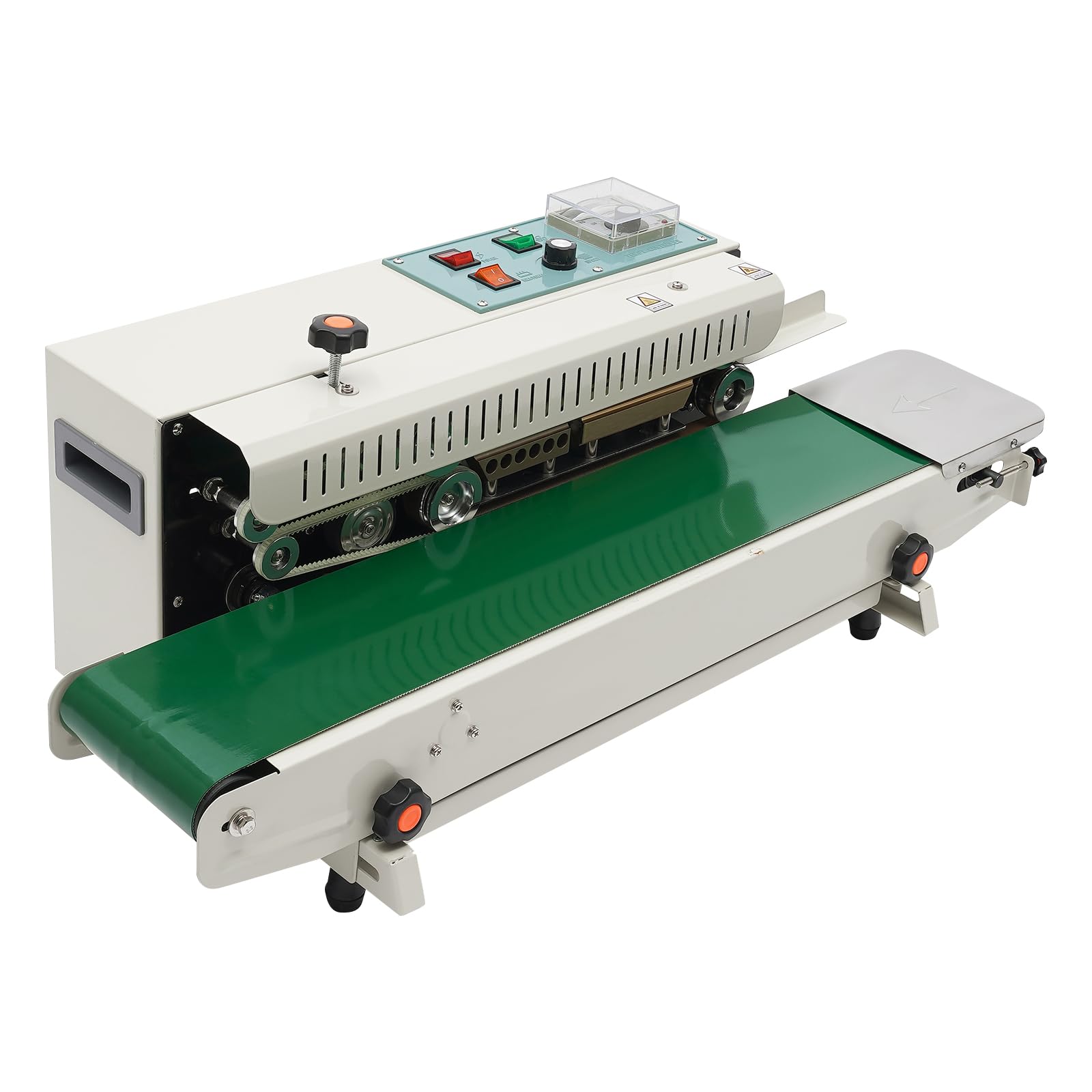 Sigillatrice automatica, FR-900, sigillatrice continua 0-300 ℃, per sacchetti di alluminio spessi 0,02-0,8 mm, sacchetti di plastica, sacchetti di carta kraft