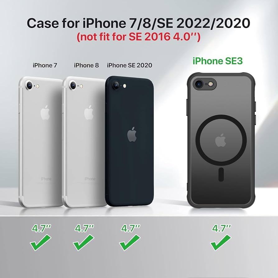 Amazon.co.jp: iPhone SE3/SE2/SE/8/7 ケース Magsafe対応マグネット