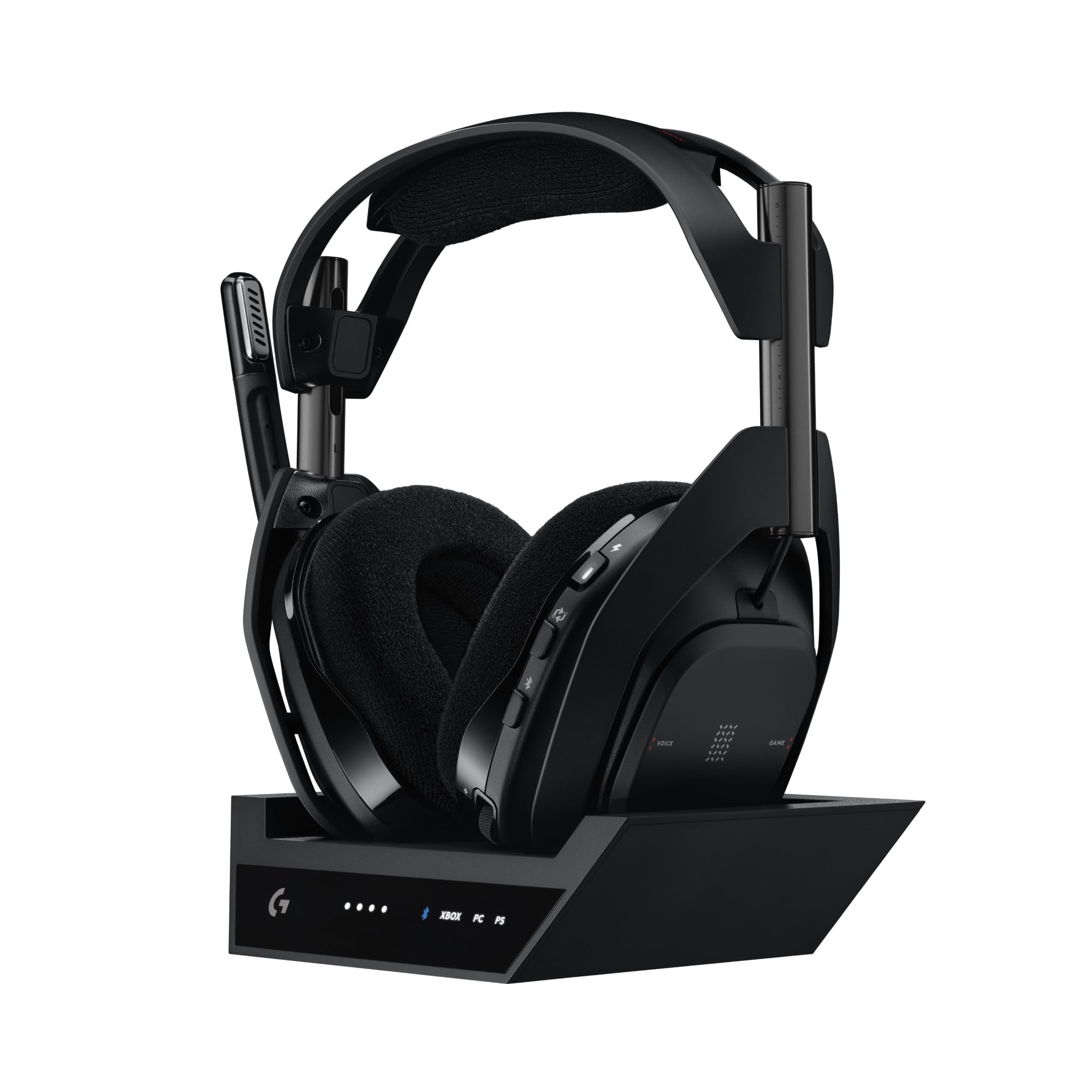 Logitech G Astro A50 X LIGHTSPEED, auriculares inalámbricos para gaming + base, PRO-G GRAPHENE, PLAYSYNC en Xbox Series X|S + PS5 + PC/Mac, Nintendo Switch 2, Bluetooth, paso de HDMI 2.1 - Negro
