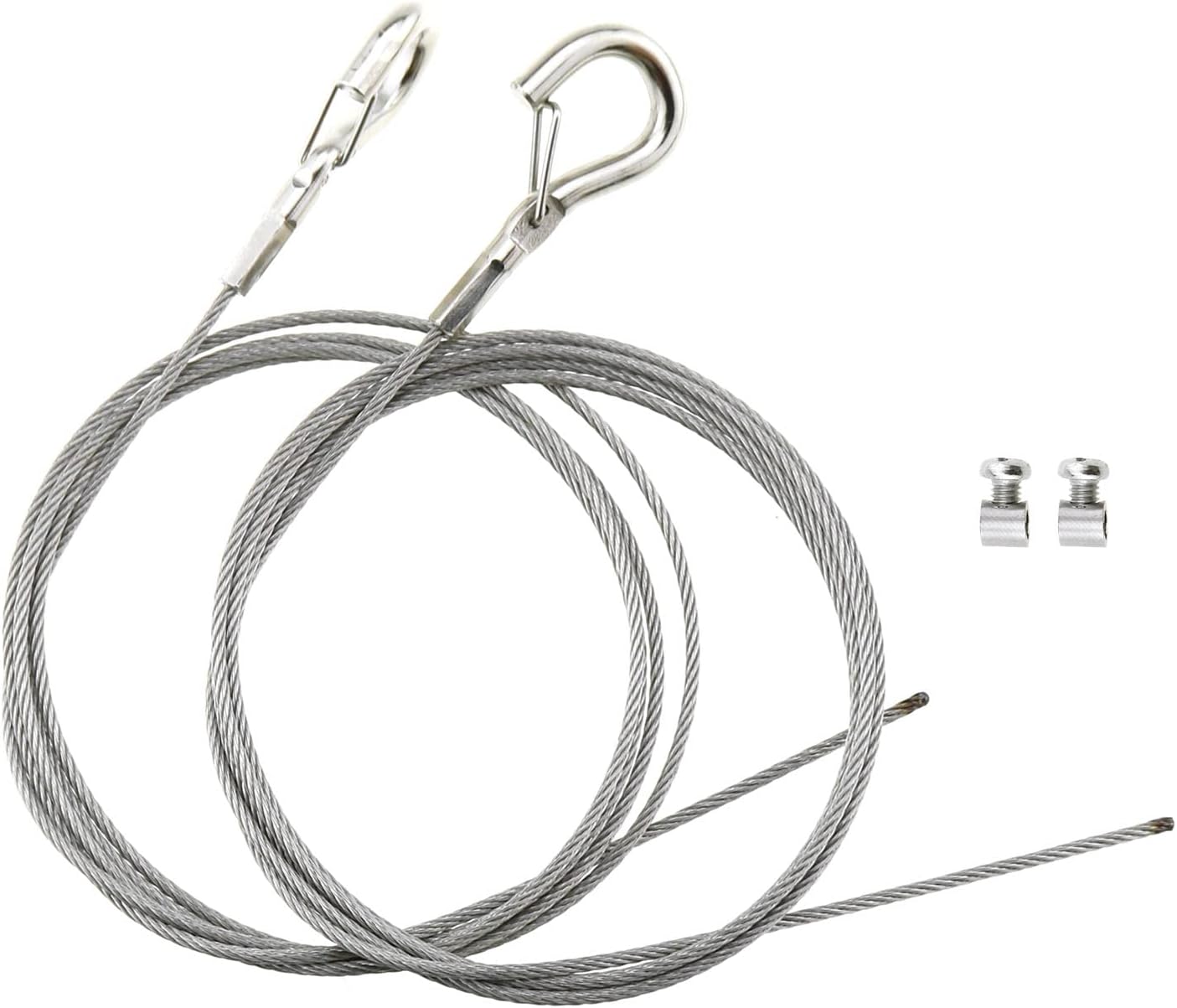 Amazon.com: Gate Latch Cable Pull MEETOOT 2pcs 3.28ft Stainless Steel ...