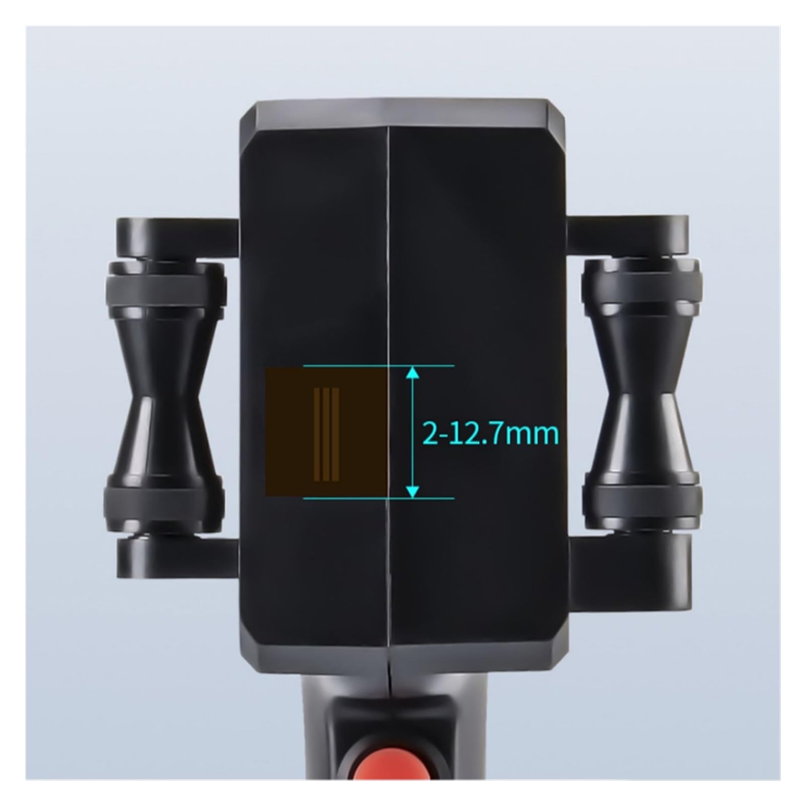 Ręczna drukarka atramentowa, mała w pełni automatyczna drukarka ręczna, etykieta etykieta opakowanie torba kod QR kod kreskowy przenośna drukarka atramentowa (12,7 mm czerwony)