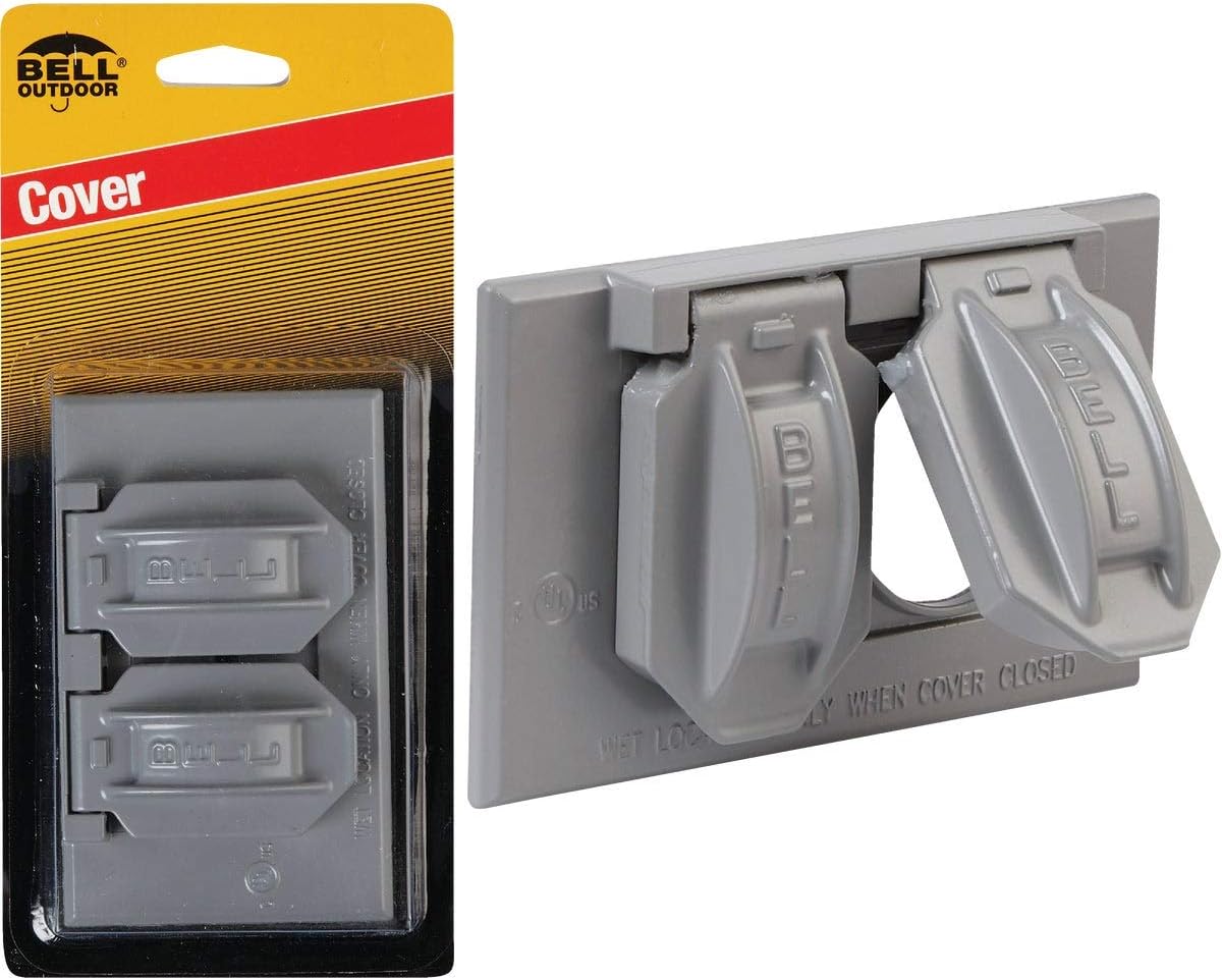 Do it Weatherproof Electrical Cover GRAY OUTDOR OUTLET COVER