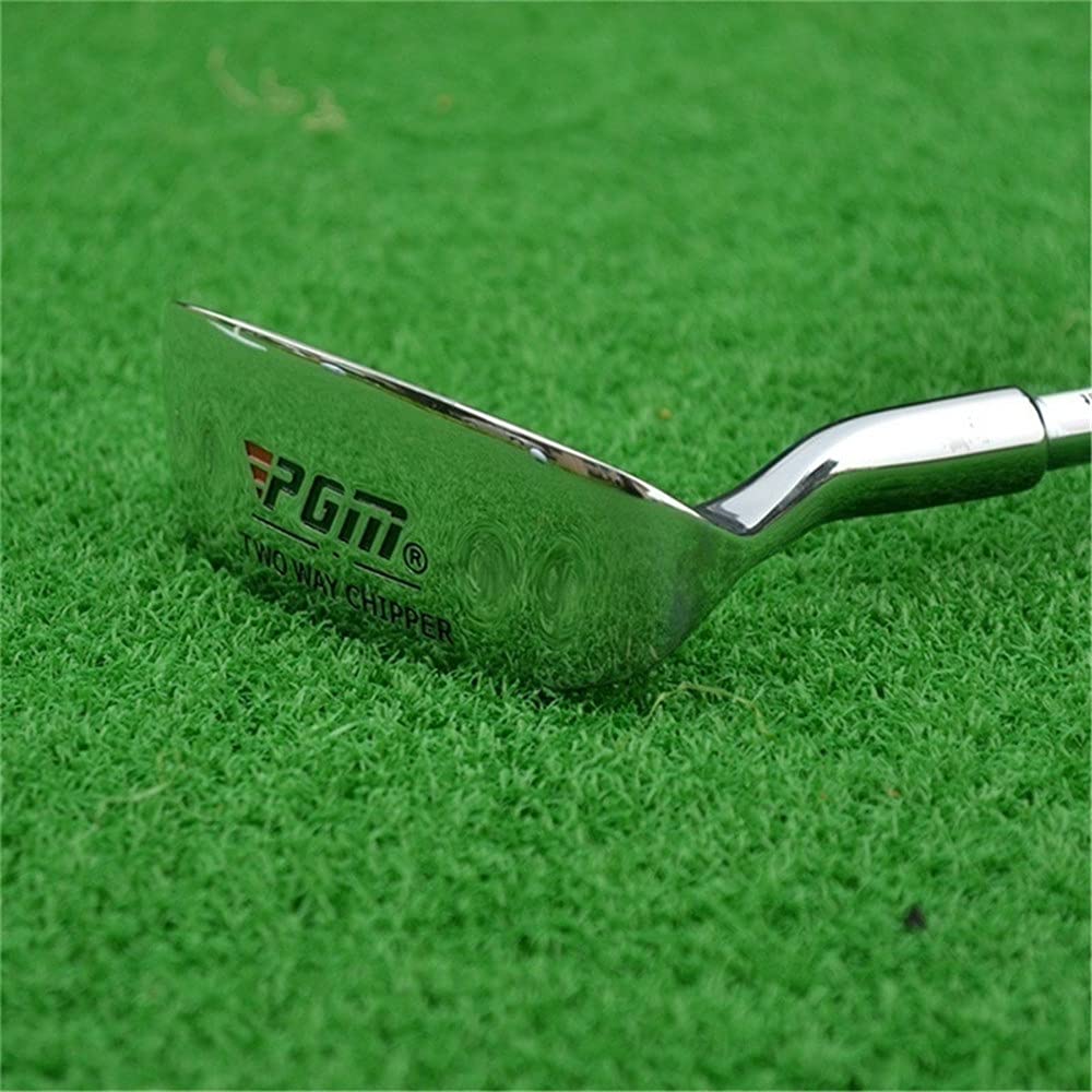 Putter de golf double face Aiwhlmn pour homme et femme, 35 degrés, ambidextre, rigide, Silver