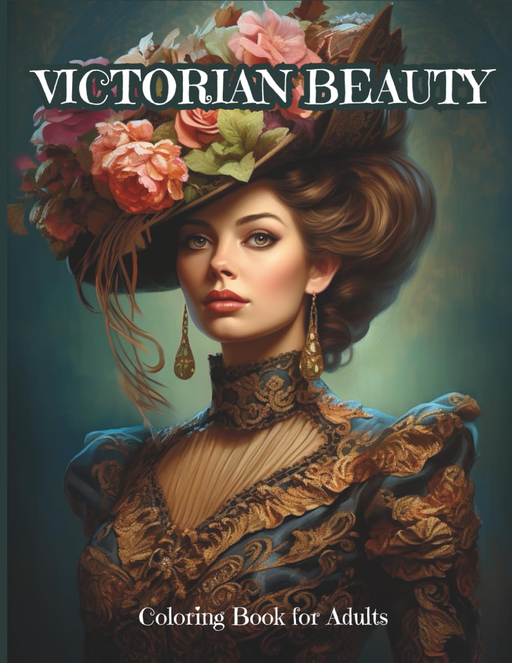 VICTORIAN BEAUTY Coloring Book for Adults: 80 Single-Sided Exquisite Detailed Illustrations, Elegant Victorian Women Portraits, Hairstyles, Jewelry & ... Lovers (Victorian Elegance Coloring Series)