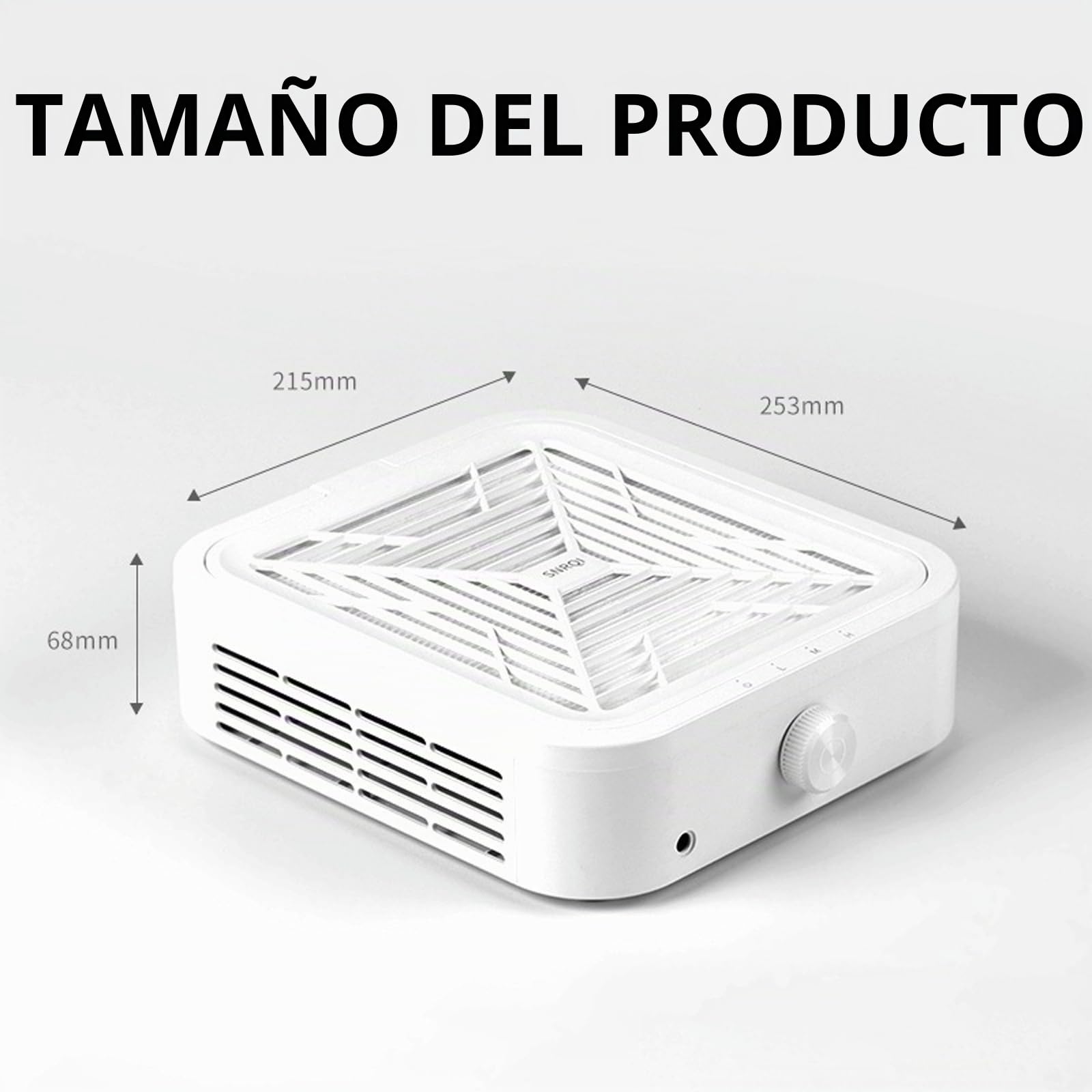 Aspirador De Uñas De 120 W, Extractor De Polvo Para Uñas, Máquina Recolectora De Polvo De Uñas Con Filtro Reutilizable Para Técnicos De Uñas Aspirador Silencioso Para Uñas, Aspirador De Mesa Potente