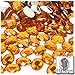 The Crafts Outlet 72pc Rhinestones Oval 13x18mm - Flatback Ruby Red