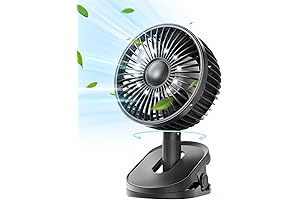 Gaiatop Clip On Mini Oscillating Fan