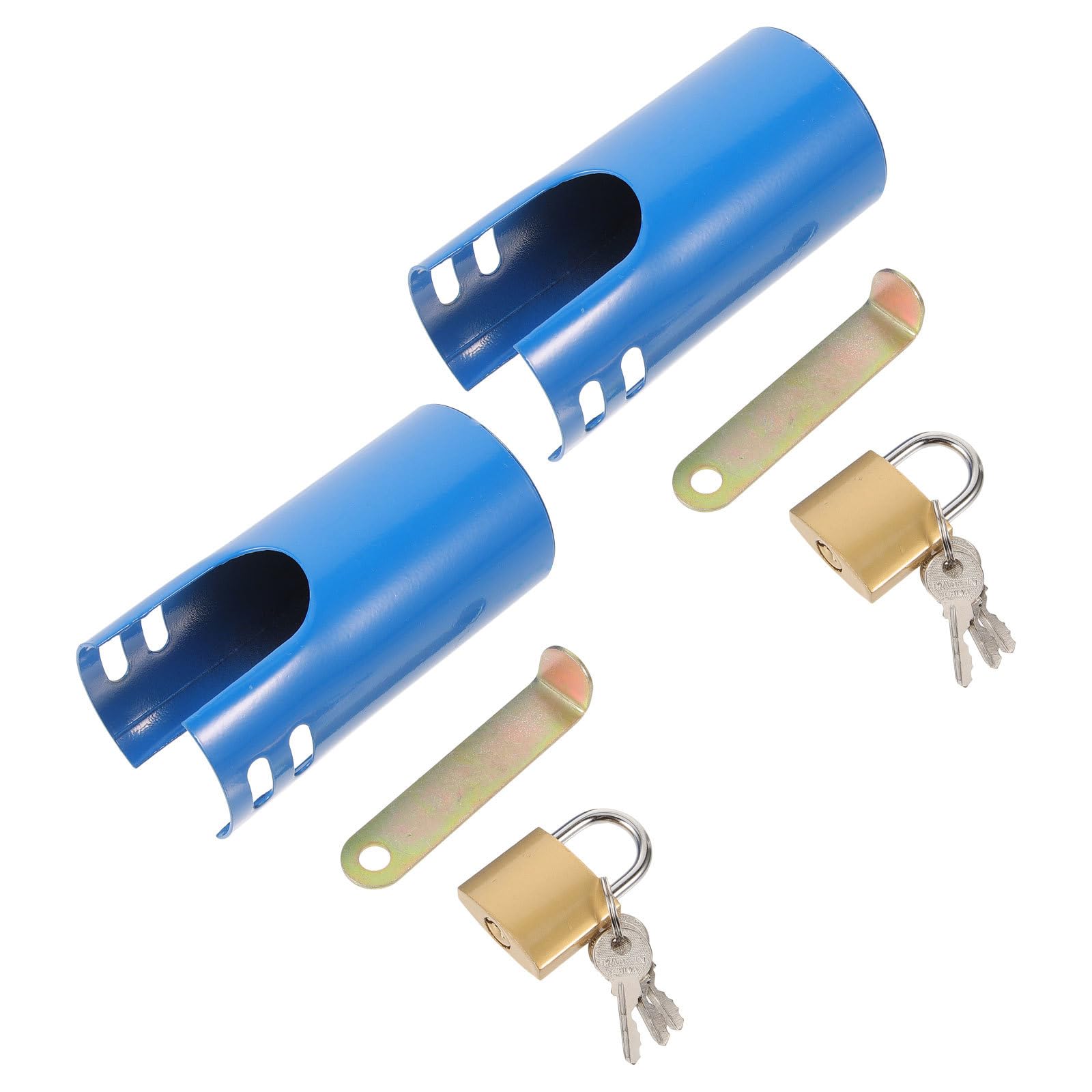 Dispositif de verrouillage antivol robinet extérieur | Verrou robuste pour jardin et pelouse