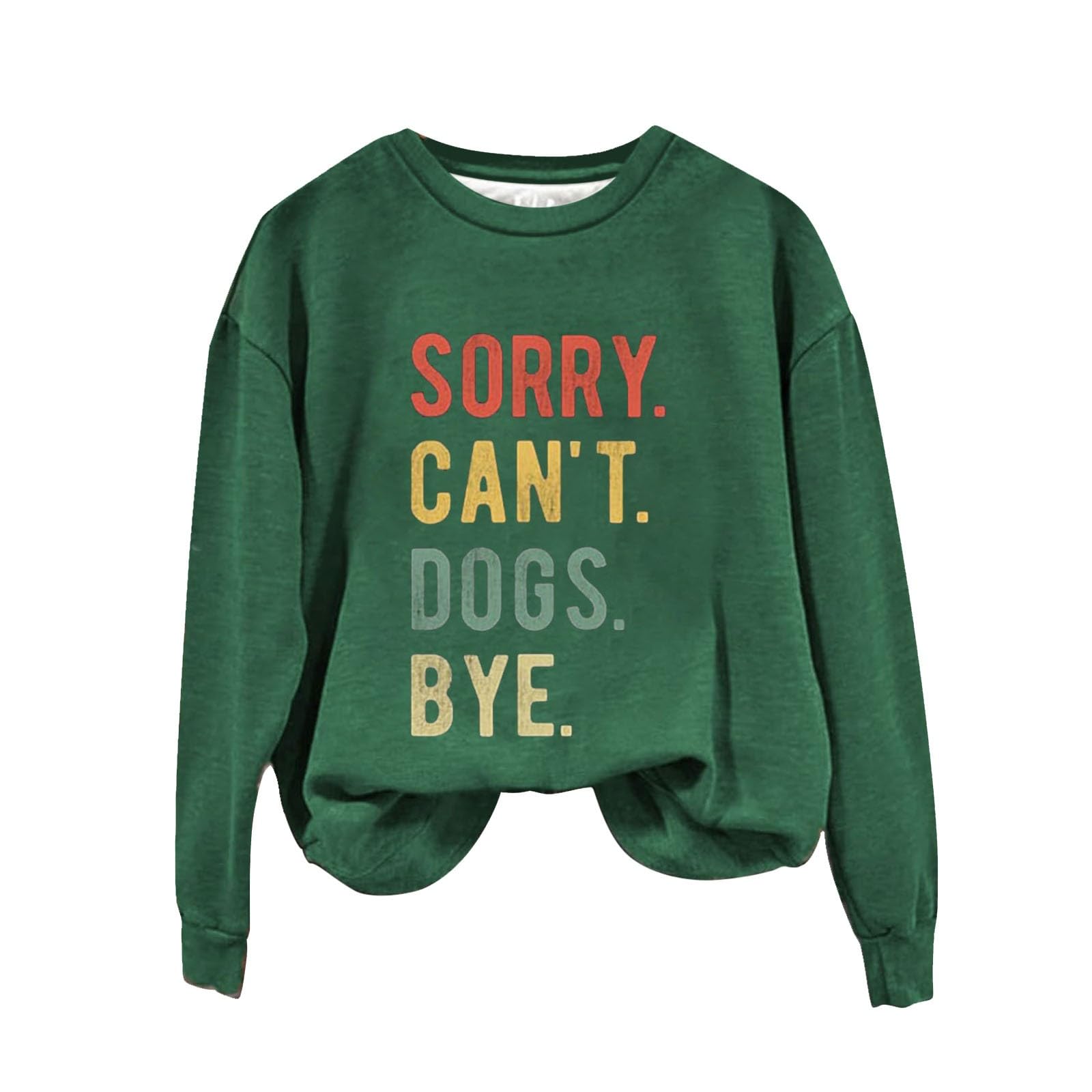 Hoodies For Womens Fall Fashion 2023 Dog Love Fun Print Crewneck Sweatshirt Loose 2023 Trendy Hooded Size Plus Tops