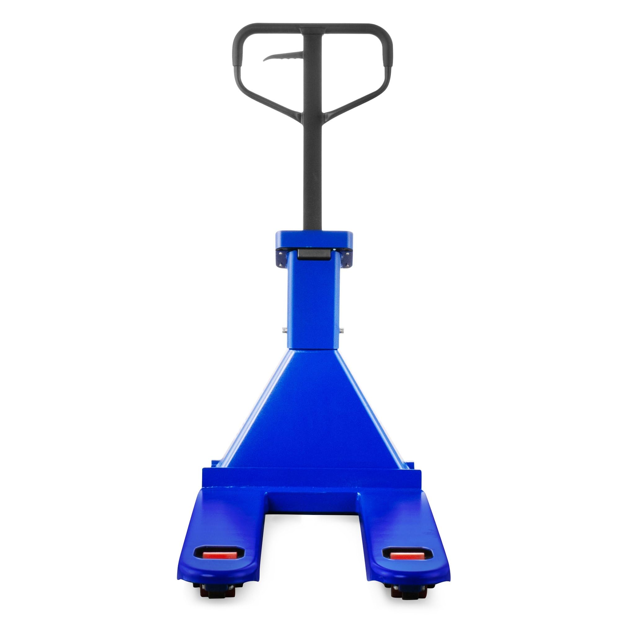 Transpaleta Profesional con báscula e Impresora 0,5 kg Pasos 2500 kg 2,0t para Europalet (1150 mm) | Solución 3 en 1 integrada con pesaje digital de 0,5 kg, impresora térmica y horquillas de 1150 mm para palés europeos