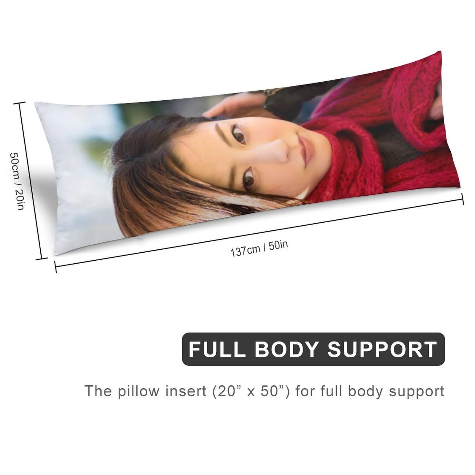 Amazon｜杉本有美 枕カバー 抱き枕カバー 長方形 枕カバー