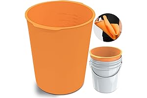 Reusable Rubber 5-Gallon Paint Bucket Liners with Graduations
