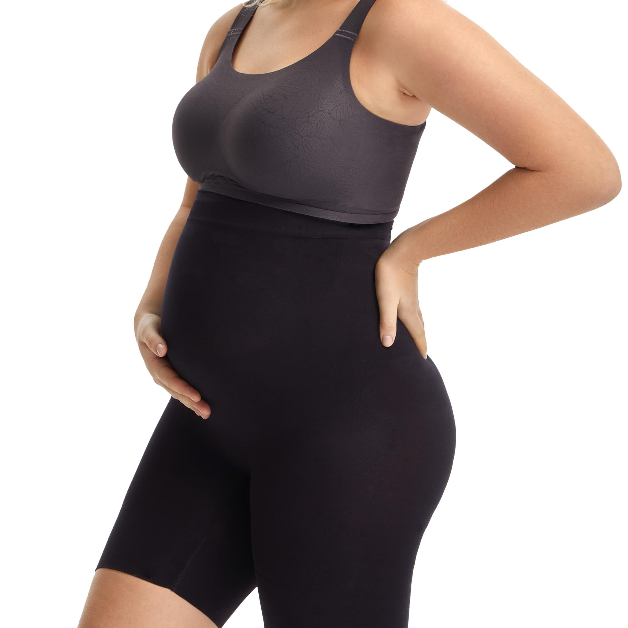 HBselect Culottes de maternité sans Coutures pour Femmes, sous-vêtements Sculptants, Culottes de maternité à Jambes Longues