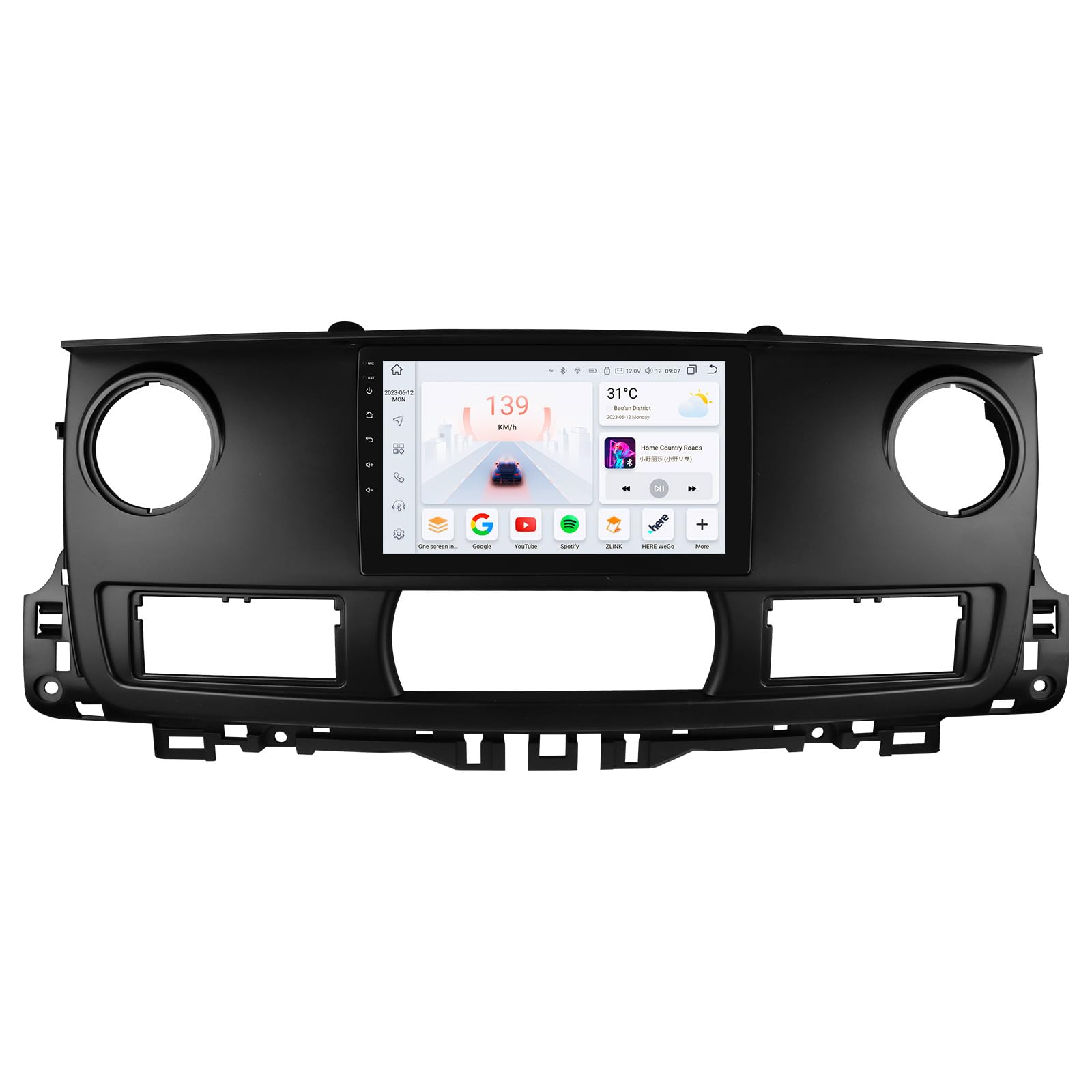 Autoradio Android 14 9" Pour Renault Laguna 2 (2001-2007) - 6Go RAM, 64Go, CarPlay/Android Auto Sans Fil, 4G