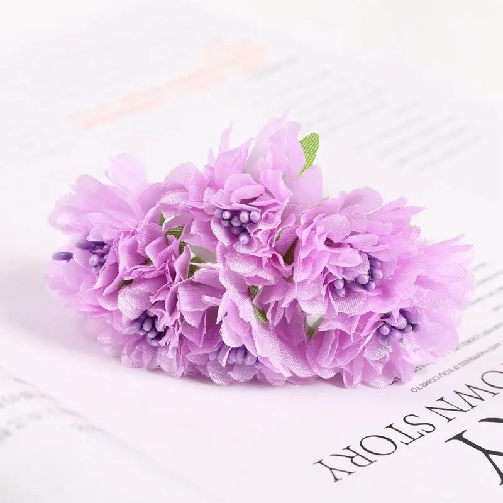 Fleurs artificielles en soie réalistes, lot de 4 pièces pour décoration extérieure et de mariage
