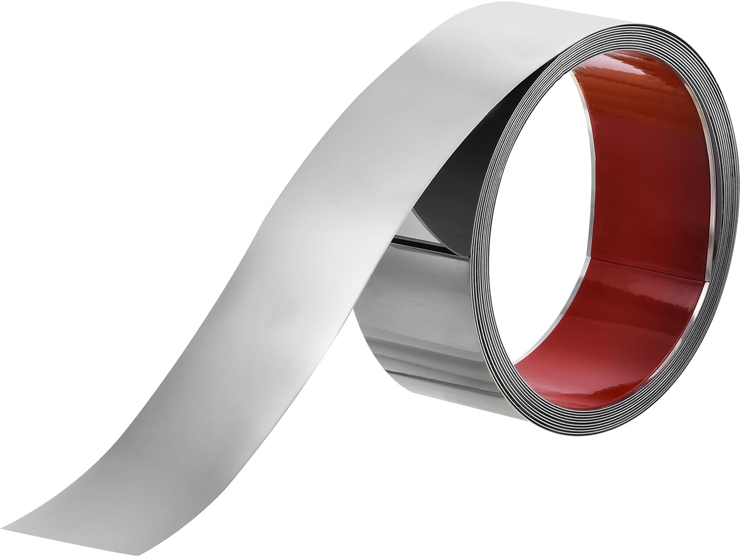 uxcell Wall Trim Molding, Stainless Steel Peel and Stick (MirrorLike Finish), for Ceiling