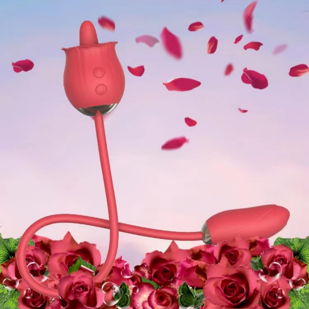 Giocattoli erotici: dildo vibrante, appositamente progettato con funzione di spinta “a lingua”; vibratore per il punto G, per il piacere maschile