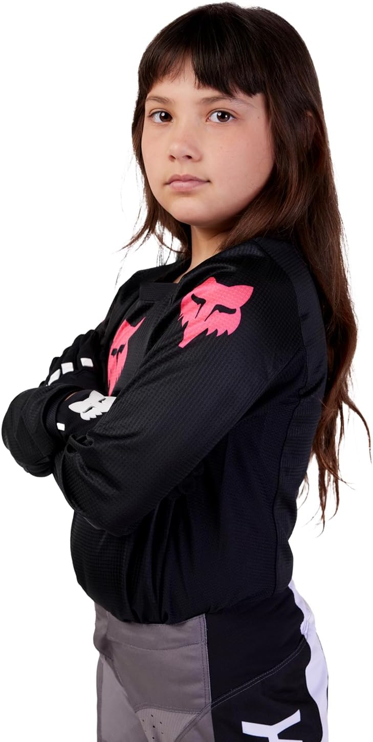 Fox Racing ユース ガールズ ブラックアウト モトクロス ジャージYouth Girls Blackout Motocro