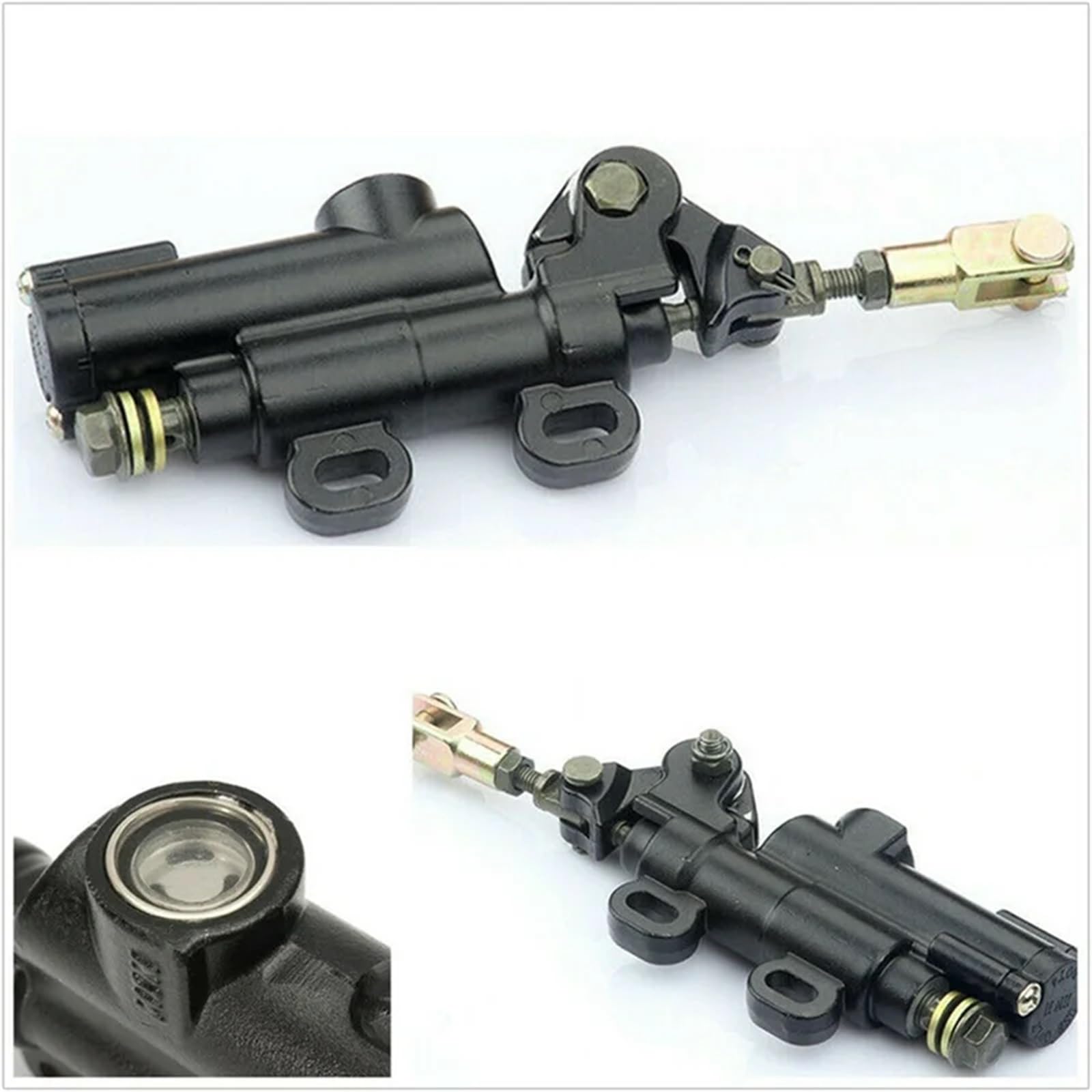 2 szt. Uniwersalna pompa hydrauliczna hamulca tylnego motocykla pasująca do Suzuki, pasuje do Kawasaki ATV, quada i crossa mpa hamulcowa motocykla Tylny cylinder hamulcowy