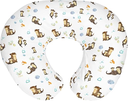 Miniatura 11 de Blue Sharks - Fundas de almohada de lactancia para niños y niñas, fundas de almohada de lactancia con animales marinos y océanos, almohadas