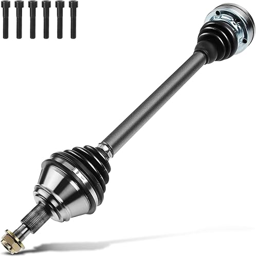 A-Premium Conjunto de eje de eje CV compatible con Audi TT Quattro 2000-2001 L4 1.8L, lado del pasajero delantero derecho, repuesto # 1J0407272FL