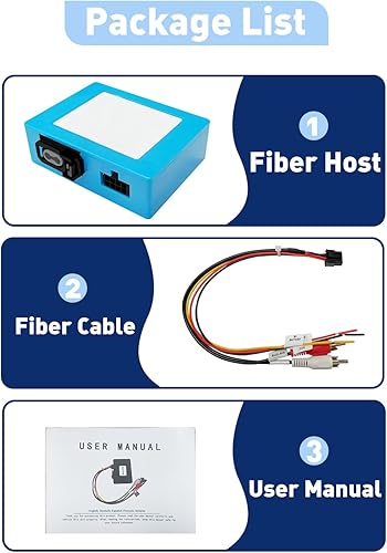 Miniatura 8 de Decodificador de fibra óptica La mayoría de la caja para la radio auto estéreo del coche para Porsche 911boxsterCayenne Series y para Mercedes Benz