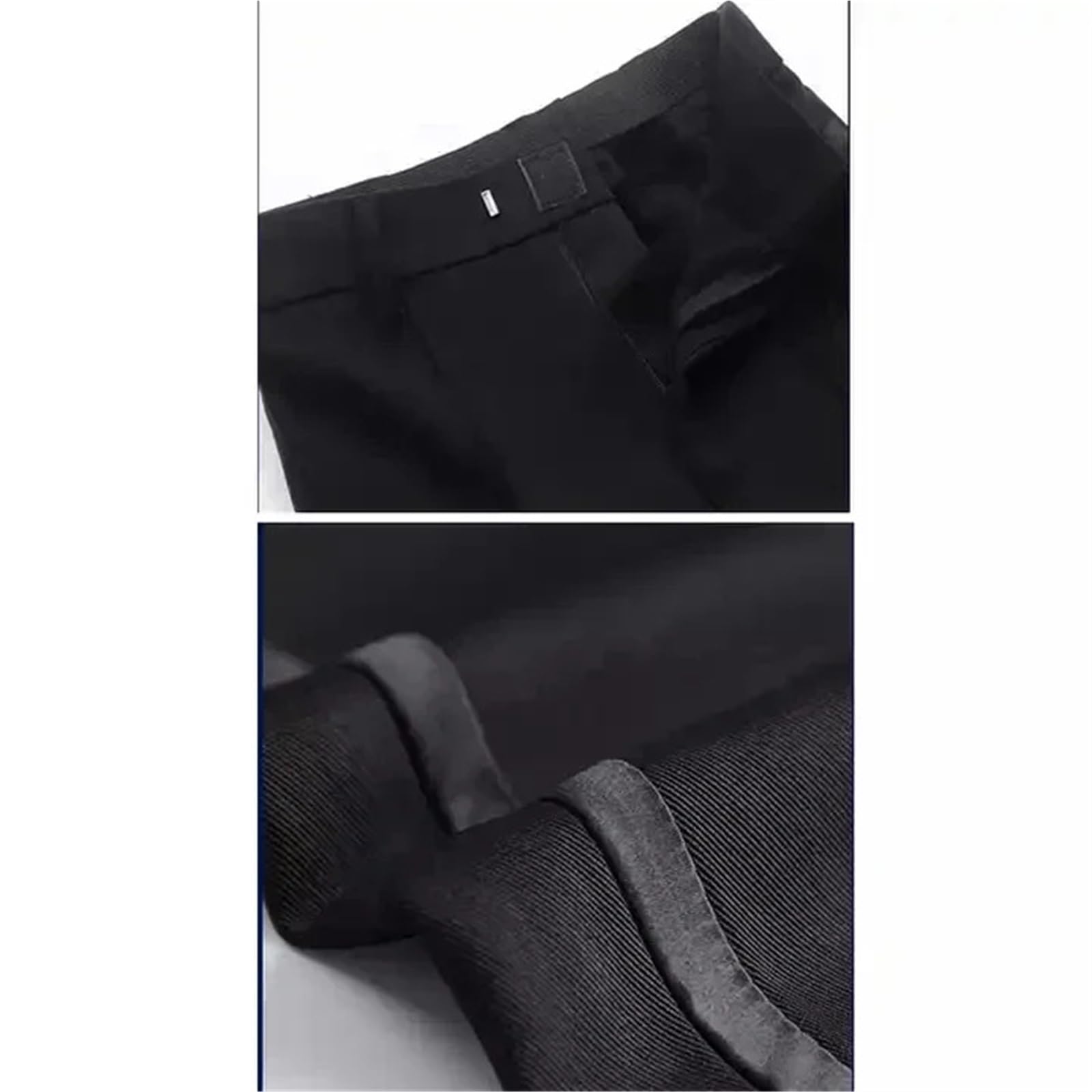 Pantaloni da Ballo Latino Uomo Pantaloni da Ballo Latino for Uomo, Neri, Professionali, for Ragazzi e Adulti, in Raso, for Salsa, Tango, Rumba, Samba, cha, Pantaloni Latini(3XL 2.3 Waist 78cm)