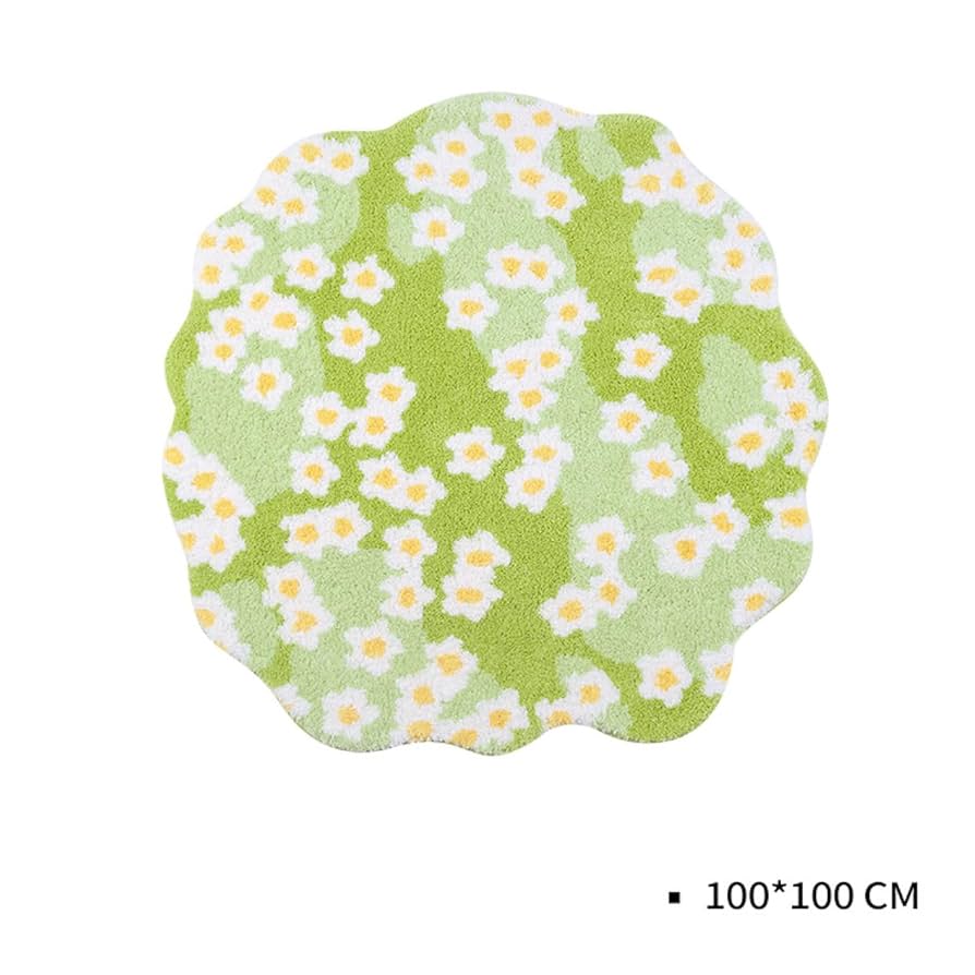 Amazon｜[YXSNG] ラグ マット 花柄 異形 カーペット おしゃれ