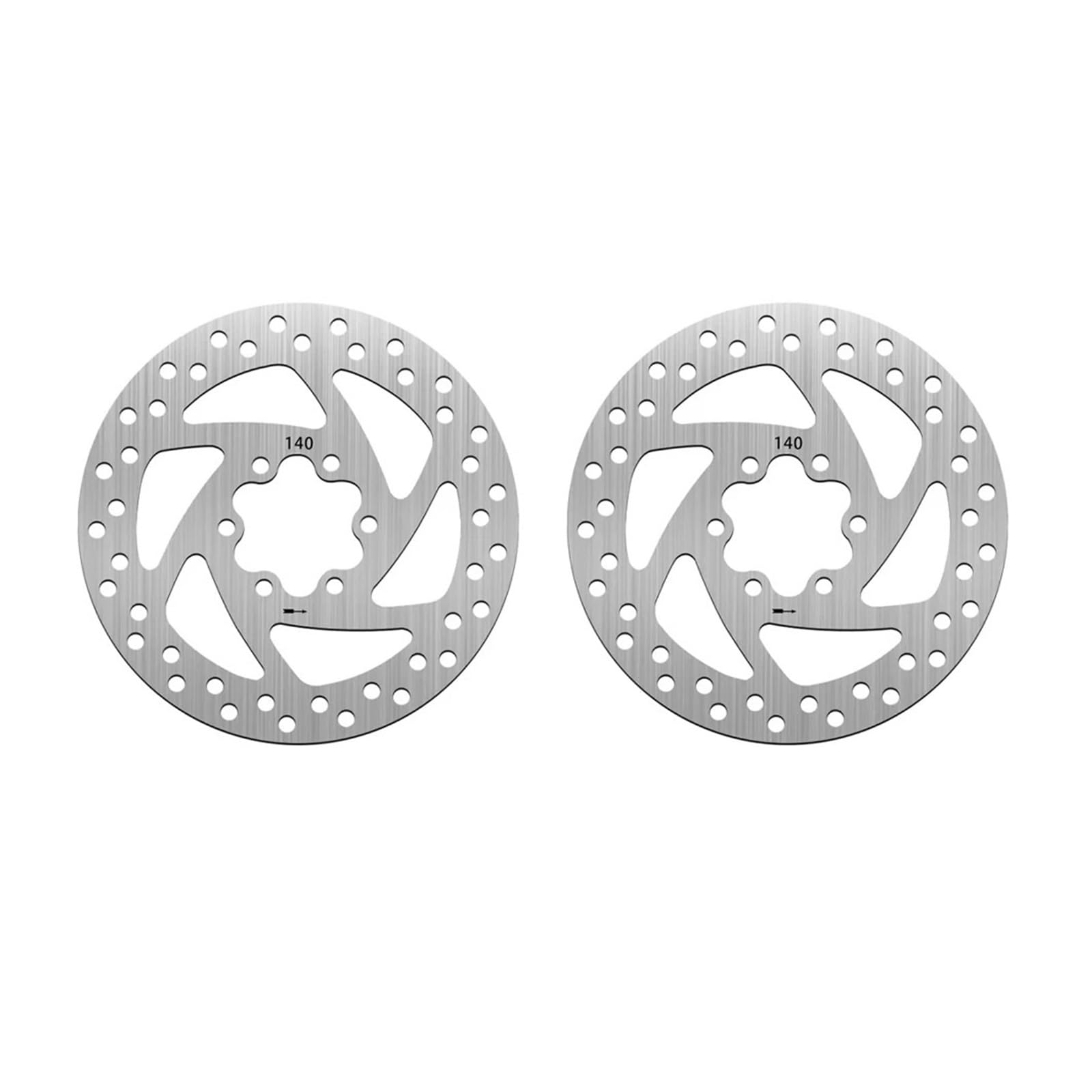 1/2/3PCS 140 Millimetri Dispositivo di Freno A Disco 6 Fori in Acciaio Inox Rotore Freno A Disco Compatibile con INOKIM Scooter Elettrico Accessorio(3pc)