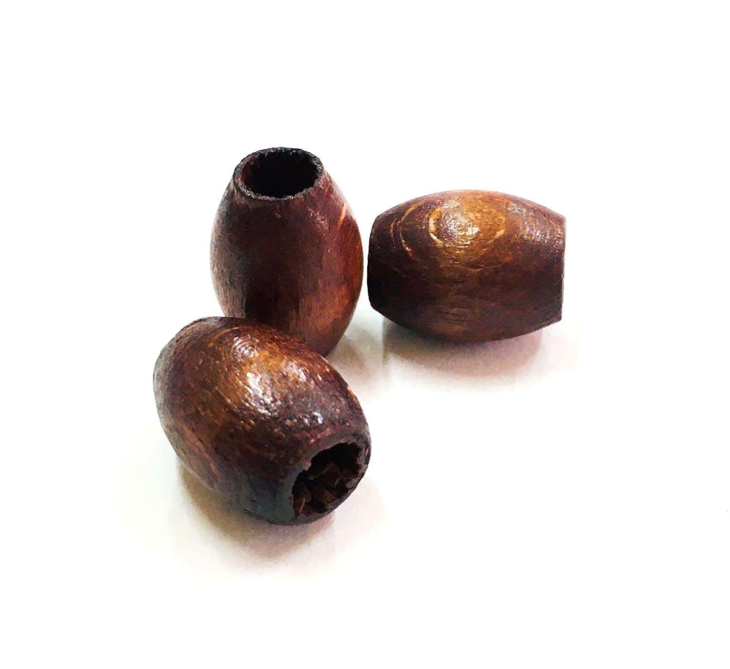 Perlin Set 50 Perline Tibetane Piatte In Bronzo, Foro 3mm, 7x4mm - Ideali Per Creare Gioielli Fai Da Te
