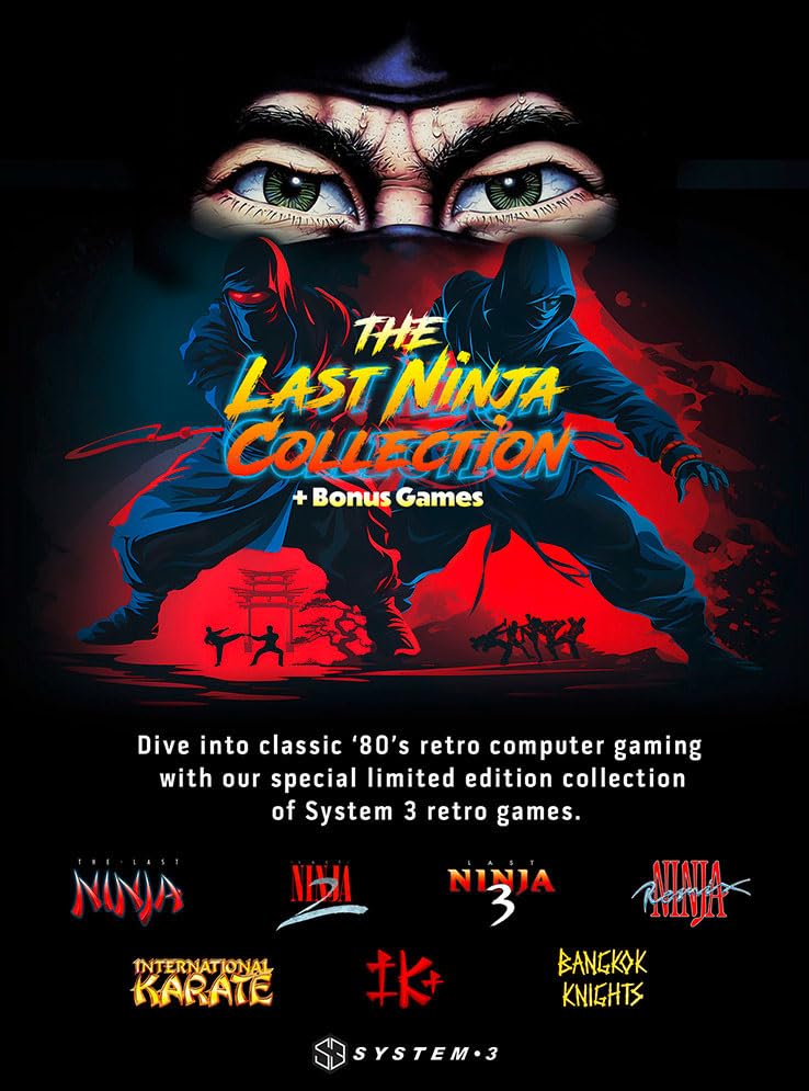 Carátula de The Last Ninja Collection + Bonus Games - Imp UE para Switch (edición PAL España)