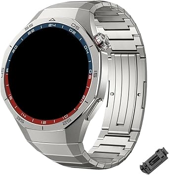 Titanium Strap, for Huawei Watch GT5 Pro Specialized Bracelet for Huawei Watch GT5 Pro No Gaps Business Metal BandNO.1 Silver