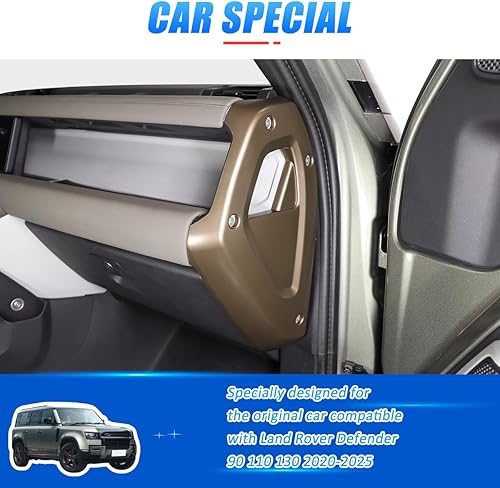 Miniatura 3 de Adhesivo decorativo para Land Rover Defender 2020-2023 90 110 130, accesorios interiores (marrón)