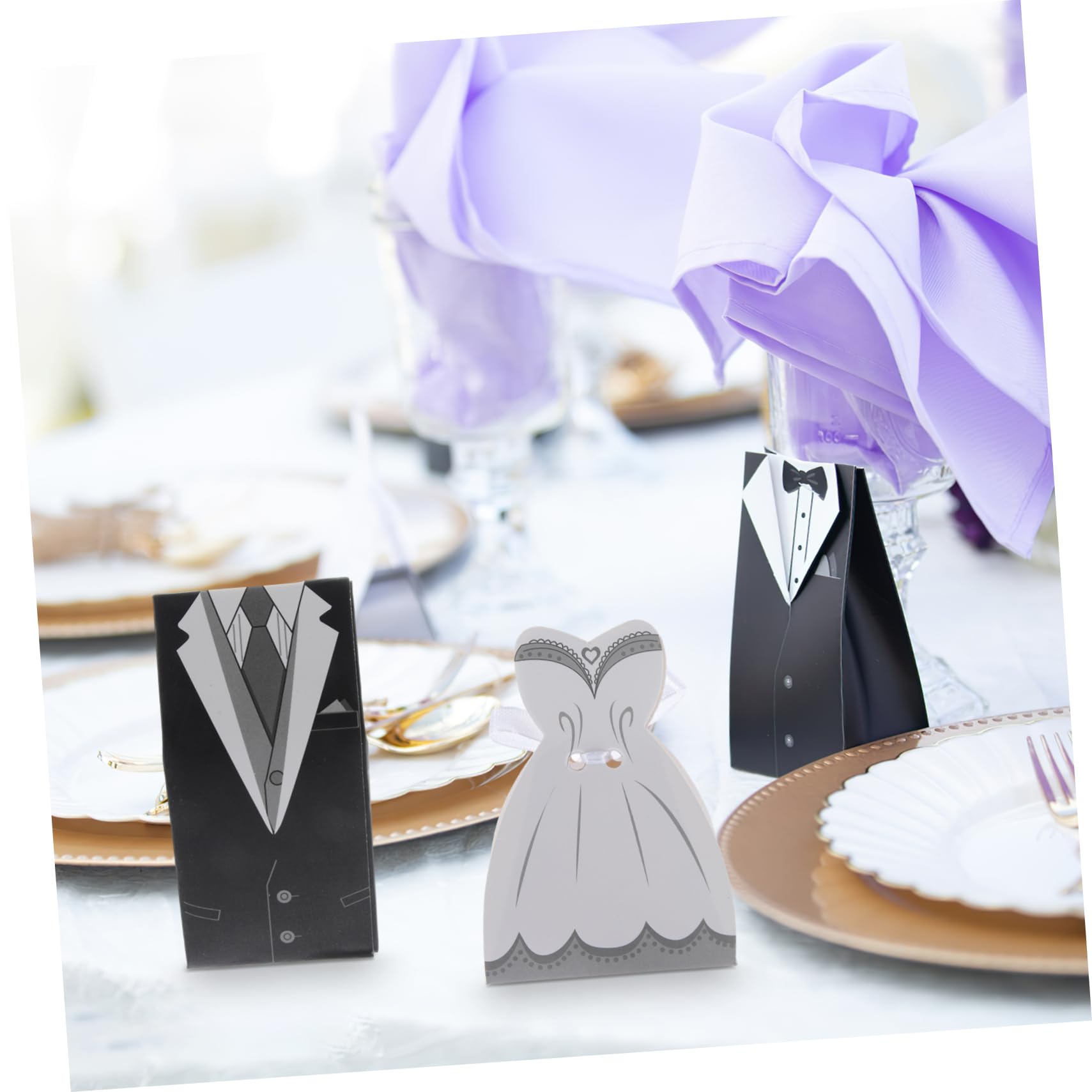 100pezzi Scatoline Portaconfetti Per Matrimoni Da Eleganti Contenitori Per Dolci e Regali Per Ospiti Per Feste e Cerimonie Stile Classico Con Design Raffinato