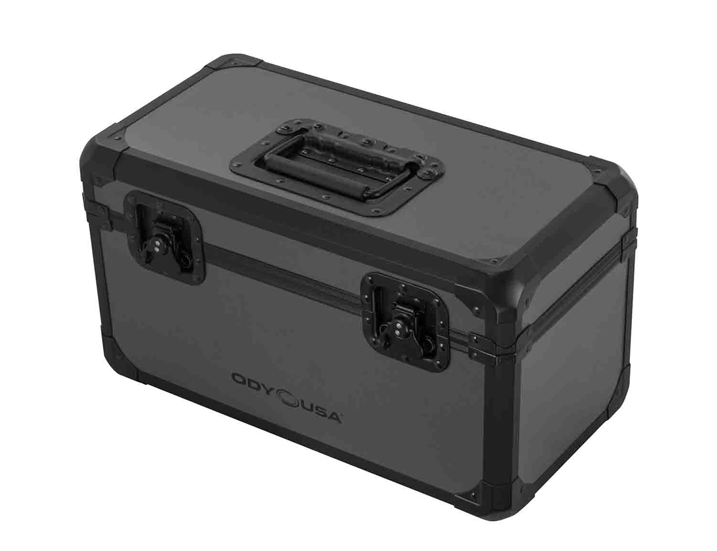 ODYSSEY Odyssey K7120BLG - Valigetta per dischi in vinile da 120, 17,8 cm, colore: Nero/Grigio