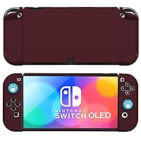 Vista 1 de GUTIAL Dockable Case for Nintendo Switch OLED Model 2021 - Cute Protective Cover Case for Nintendo Switch OLED 7 Inch and Joy-Con Controller with