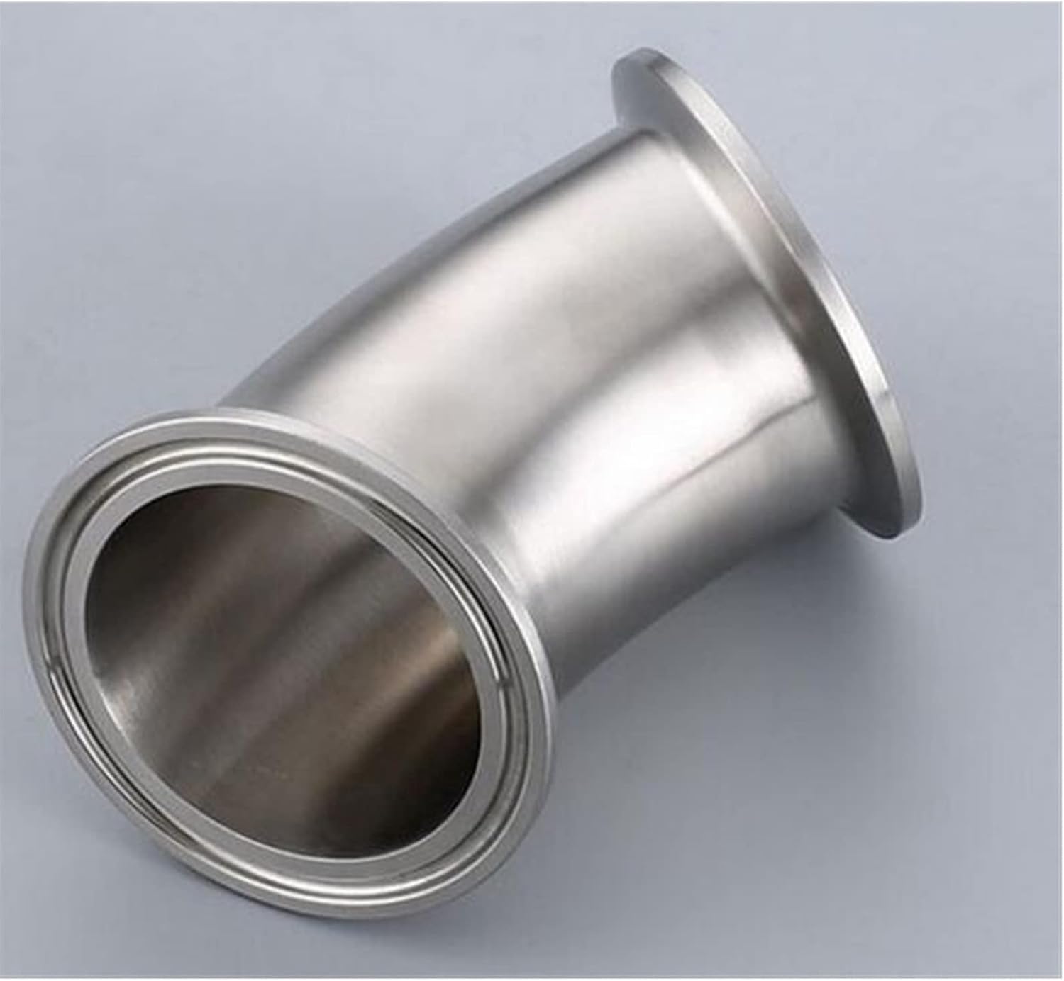 Stainless Steel Elbow 3''(76mm) Sanitary Tri Clamp 45 Degree Elbow SS 304 Stainless Steel Pipe Fitting