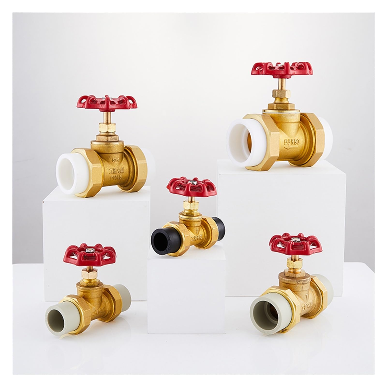 Valvola a sfera in ottone con interruttore pneumatico for tubo