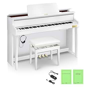 送料込　CASIO ホワイトウッド調 電子ピアノ セルヴィアーノ 88鍵盤 Amazon | CASIO GP-310WE ホワイトウッド調 電子ピアノ セルヴィ