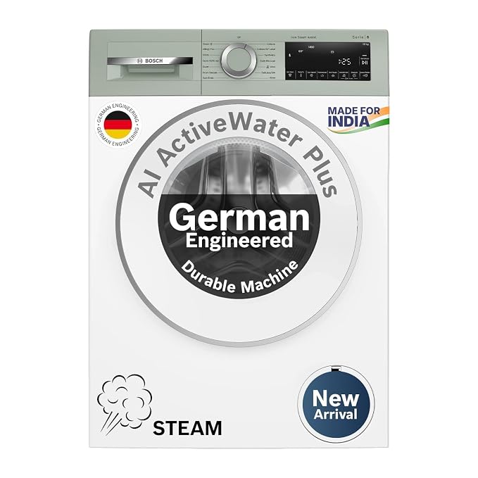 Bosch 10 Kg AI ActiveWater Front Load Washing Machine